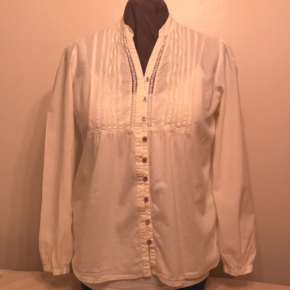IZOD Pintuck Blouse